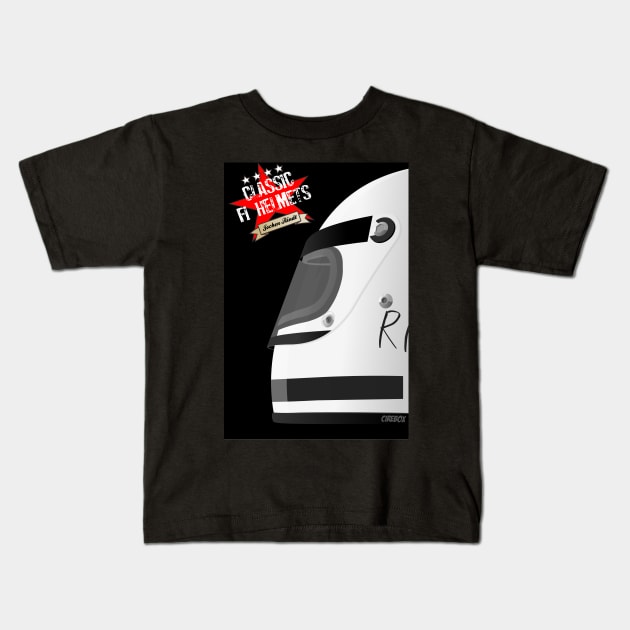 JOCHEN RINDT CLASSIC HELMET Kids T-Shirt by Cirebox